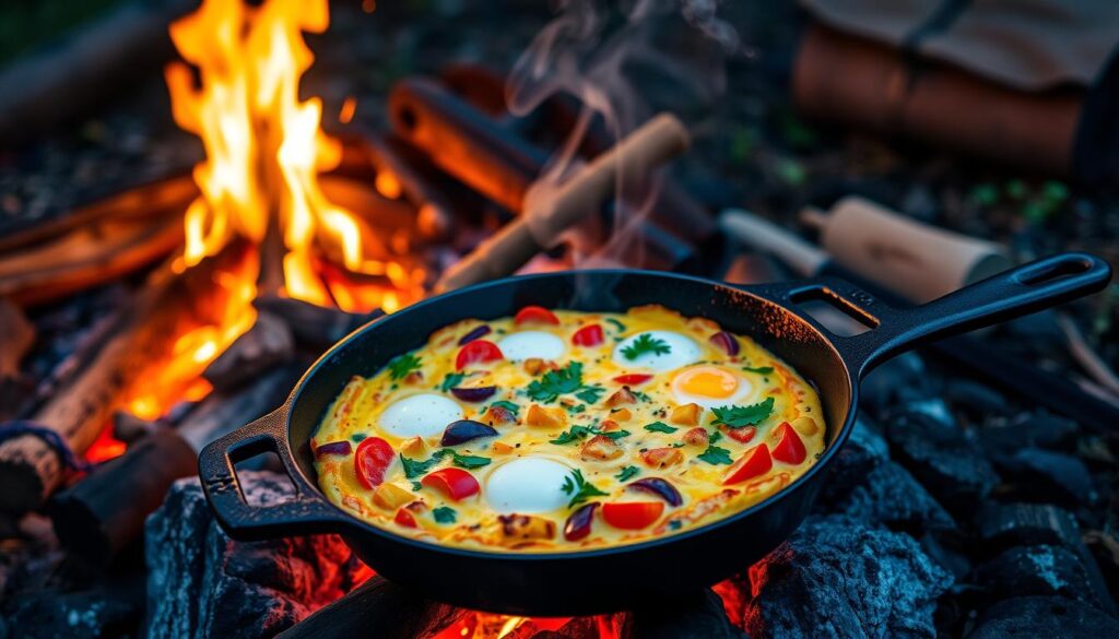 campfire frittata